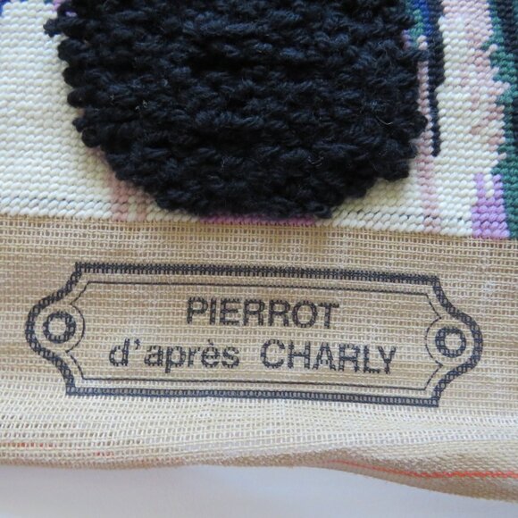 Pierrot Creations Margot de Paris Vintage French Needlepoint Completed Tapestry - Picture 7 of 12